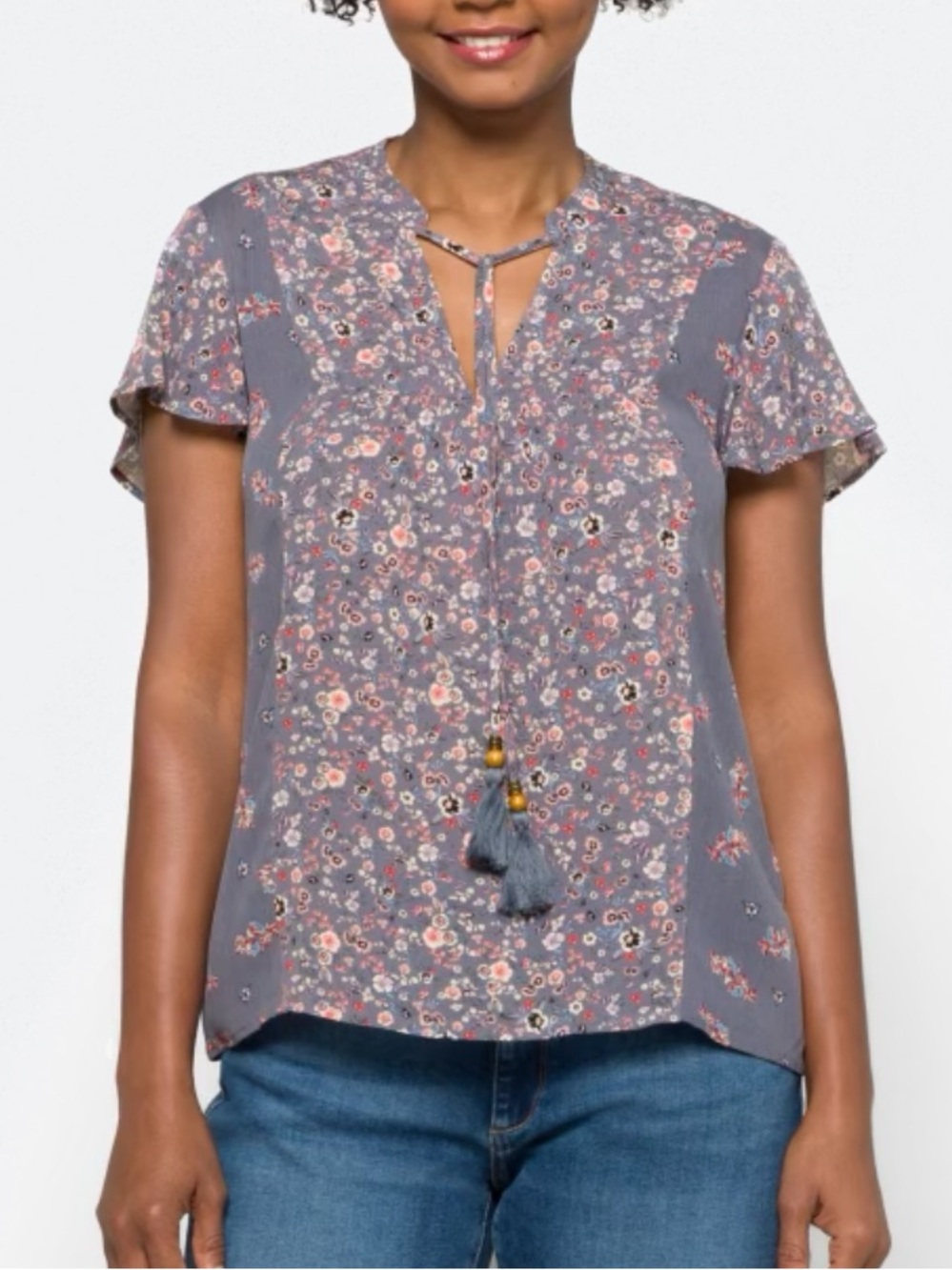 Mason & Belle Carynn Tie Detail Top